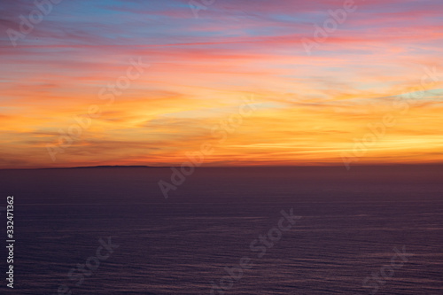 Sunset over San Clemente Island