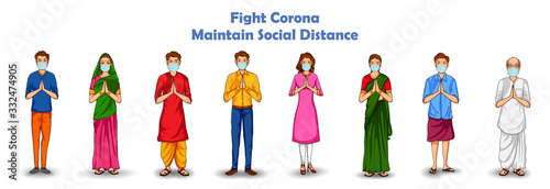 illustration of medical background showing prevention from deadly Novel Coronavirus 19 epidemic outbreak