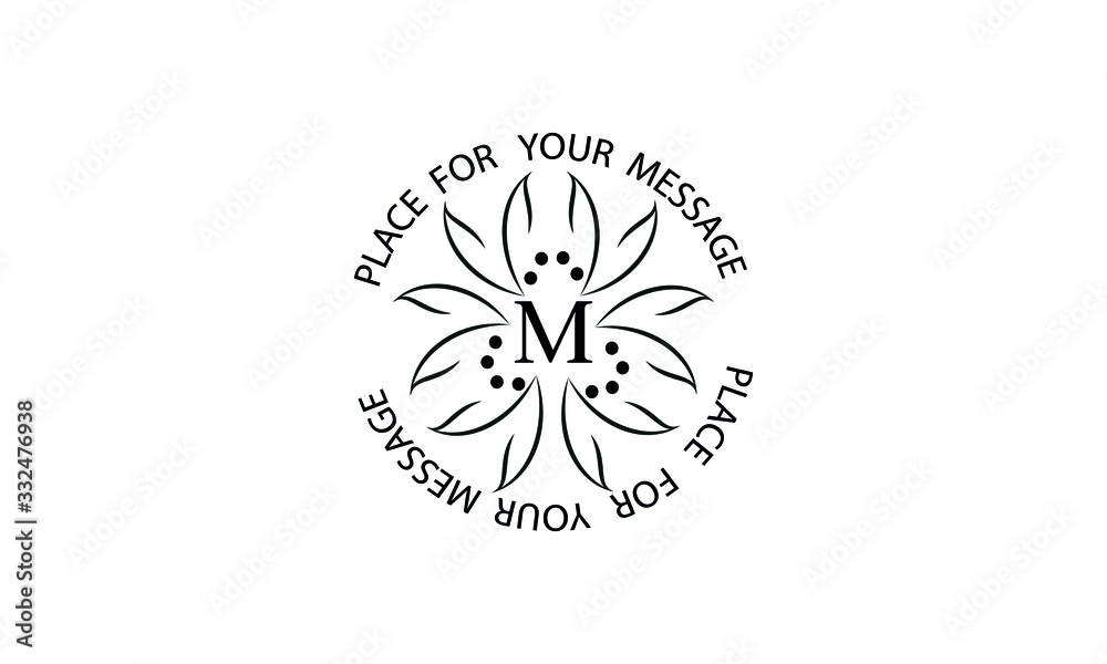 Elegant floral monogram with the letter M. Exquisite, ornamental calligraphic logo for business sign, restaurant, royalty, boutique, cafe, hotel. Elegant floral monogram with the letter M. Exquisite, ornamental calligraphic logo for business sign, restaurant, royalty, boutique, cafe, hotel.