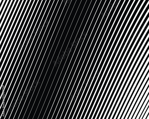  Abstract background with optical illusion wave. Black and white horizontal lines with wavy distortion effect for prints, web pages, template, posters, monochrome backgrounds and pattern