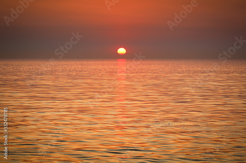 Fototapeta Naklejka Na Ścianę i Meble -  Dawn. Sunrise at sea. Seascape. Black Sea