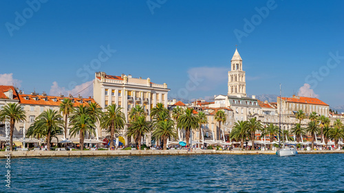 Split city, Croatia. Region of Dalmatia. UNESCO World Heritage Site. Diocletian Palace.