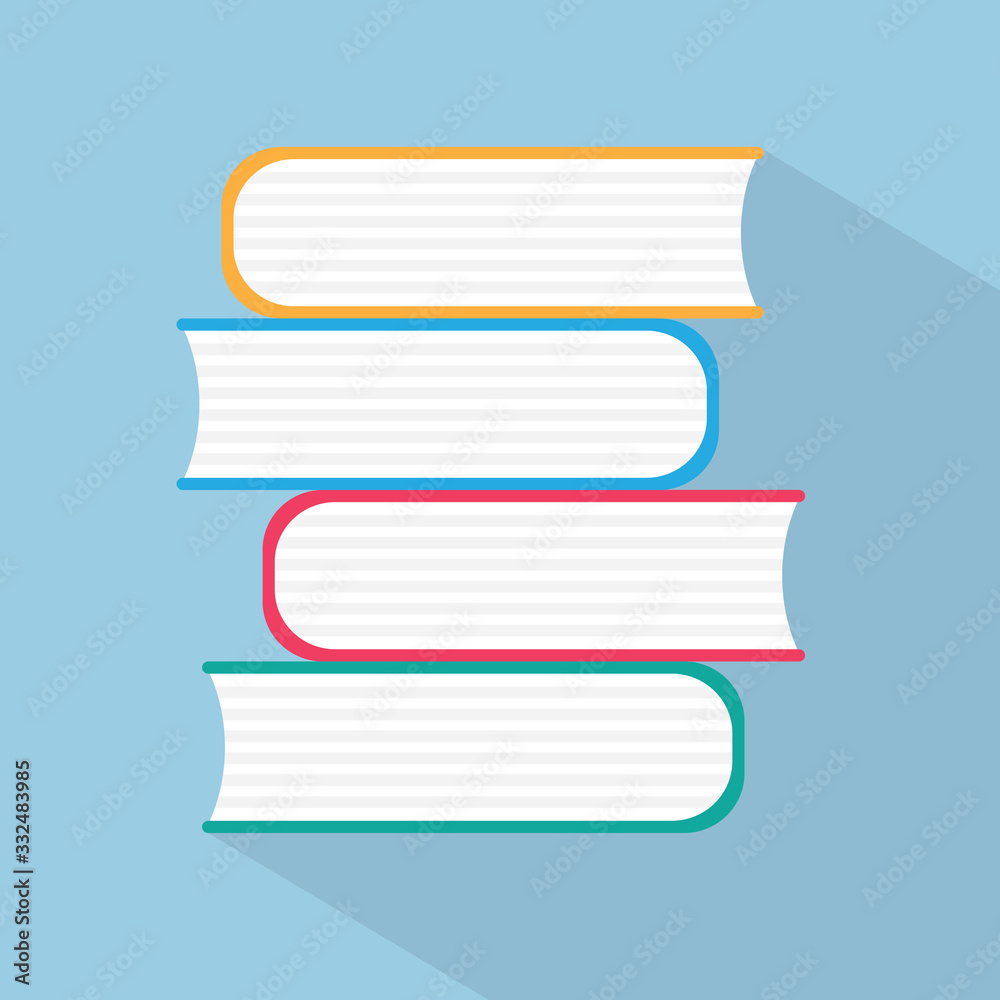 pile of books- vector illustration pile of books- vector illustration