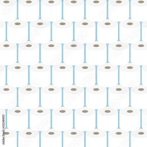toilet paper rolls background- vector illustration
