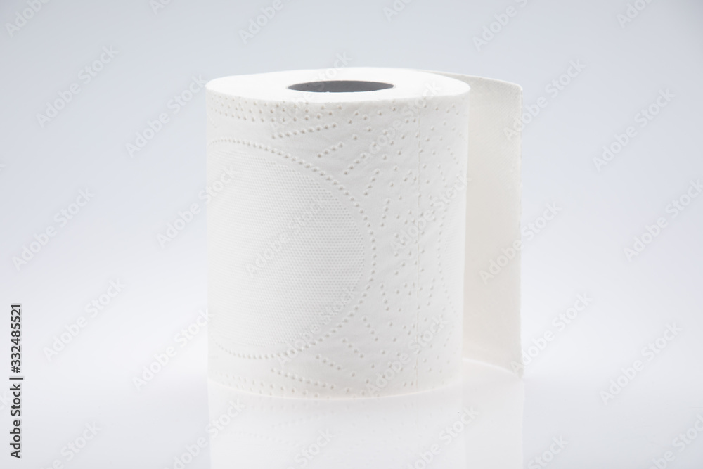 toilet paper roll isolated on a white background toilet paper roll isolated on a white background