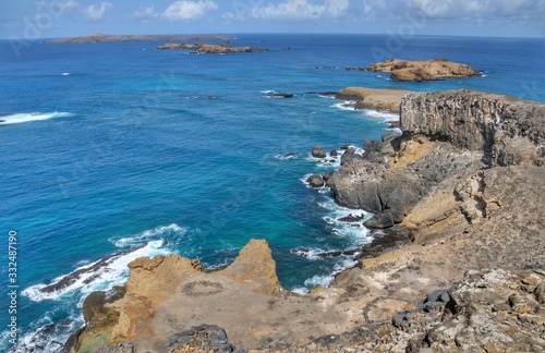 The beautiful coastline found on the islet of Djeu in Cabo Verde photo