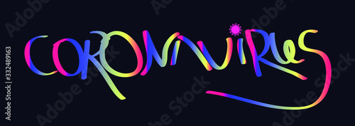 Corona Virus Icon Vector Logo Template Illustration Design.
