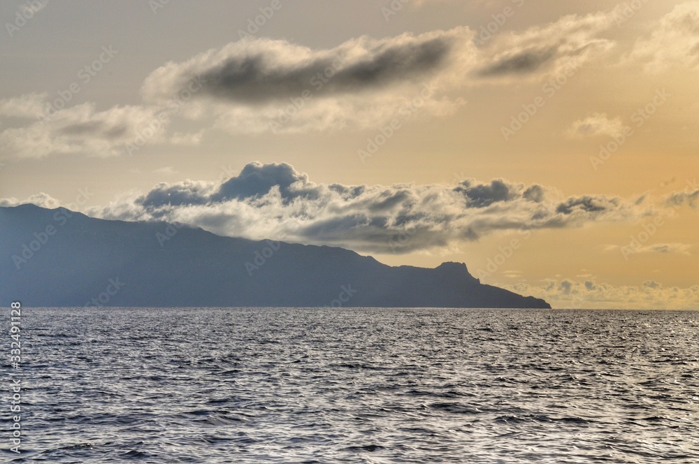 North point over Brava in the evening