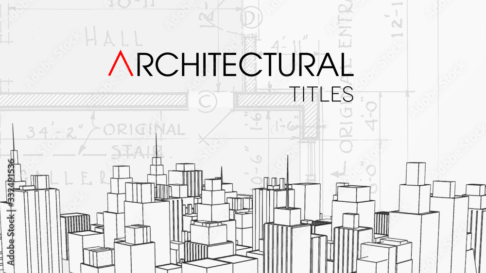Architectural Titles Stock テンプレート Adobe Stock
