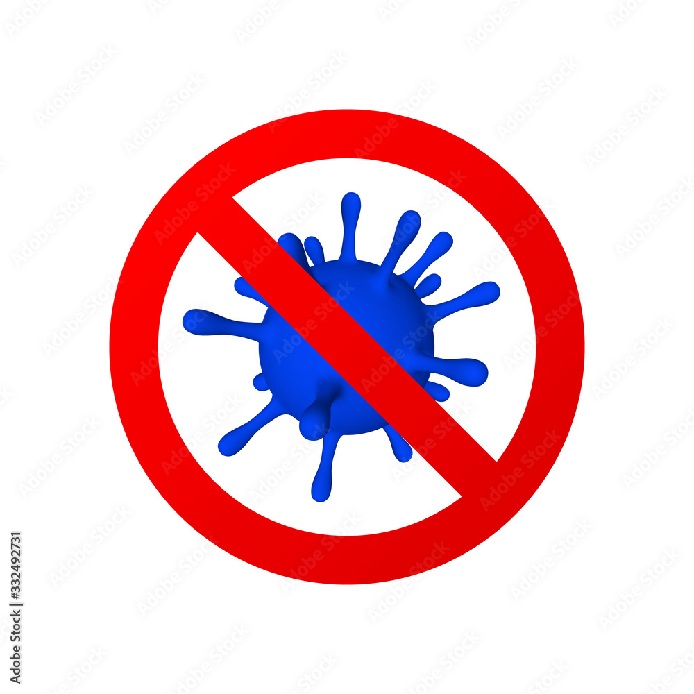 Stop Coronavirus Covid-19, 2019-nKoV. Illustration of virus unit. World pandemic concept. Vector illustration Stop Coronavirus Covid-19, 2019-nKoV. Illustration of virus unit. World pandemic concept. Vector illustration