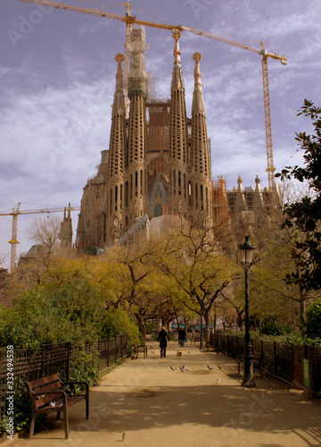 Sagrada Familia Basilica, design by Antoni Gaudi