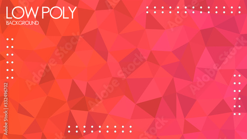 low poly crystal glass rainbow colorful gradient abstract background wallpaper vector graphic design