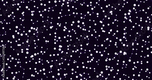 Network Mesh Computation Art background illustration