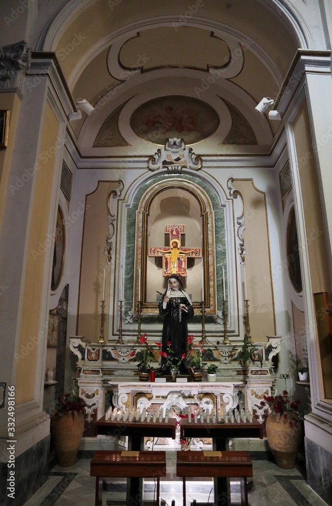 Sorrento - Cappella destra della chiesa di San Francesco