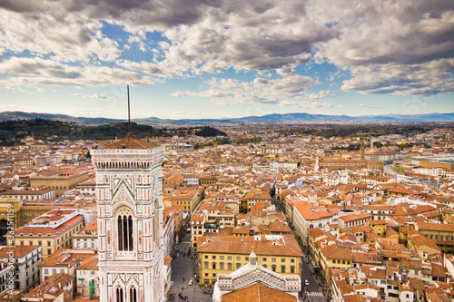Panoramic view of Florence, Italy, from Florence Cathedral