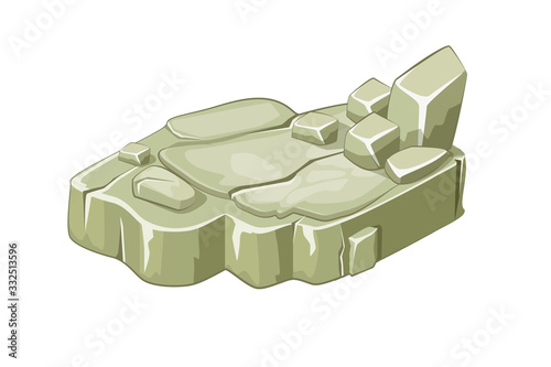 Isometric stone island platforms for the game.