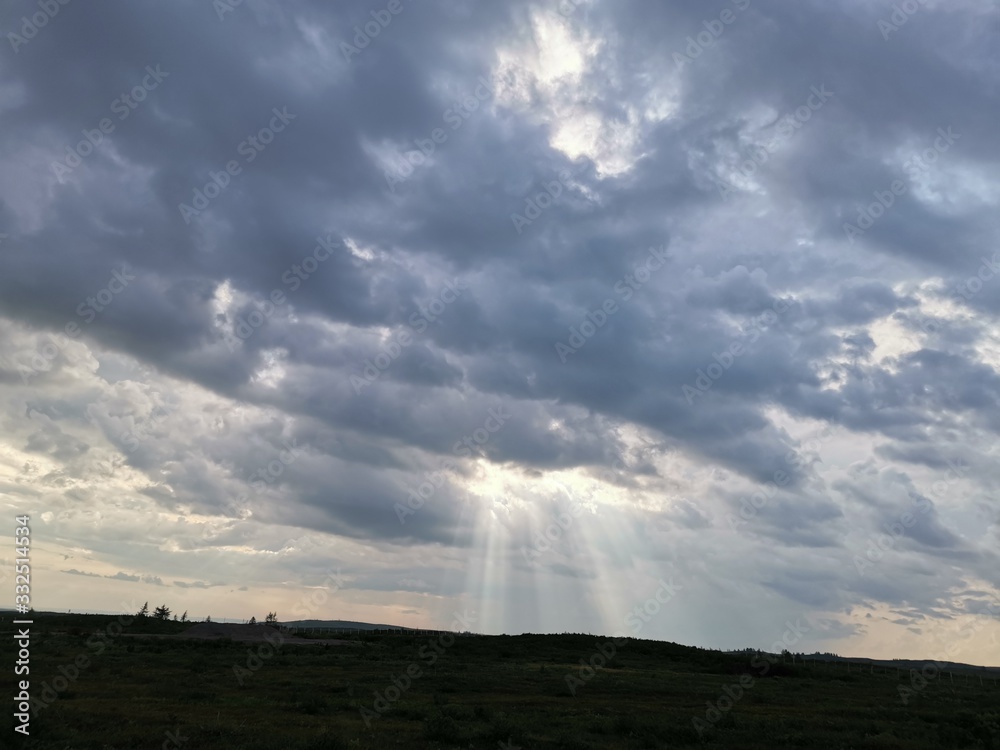 clouds and sky