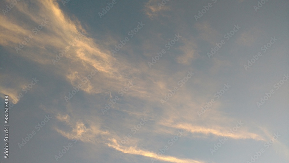 sky with clouds