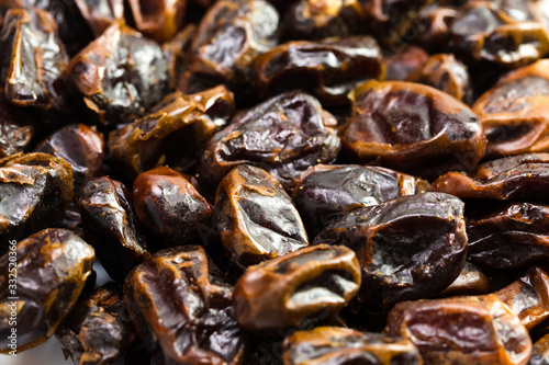 Dates fruit background. Dried date