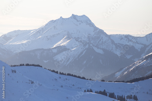 mountains in winter © bas