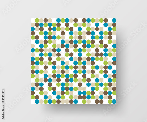 Amazing business advertisement vector mural art square banner mock up. Modern corporate abstract geometric illustration design layout background. Company identity quadrangle texture brochure template.