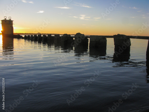 Fototapeta Naklejka Na Ścianę i Meble -  Sunset in the Uruguay River