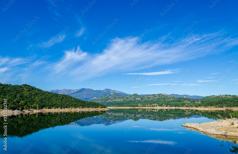 Fototapeta premium Dam DARNIUS-BOADELLA in Figueres,Catalonia,Spain,Europe
