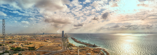 Ariel View of Jeddah, KSA photo