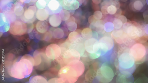 Abstract pastel color bokeh background 