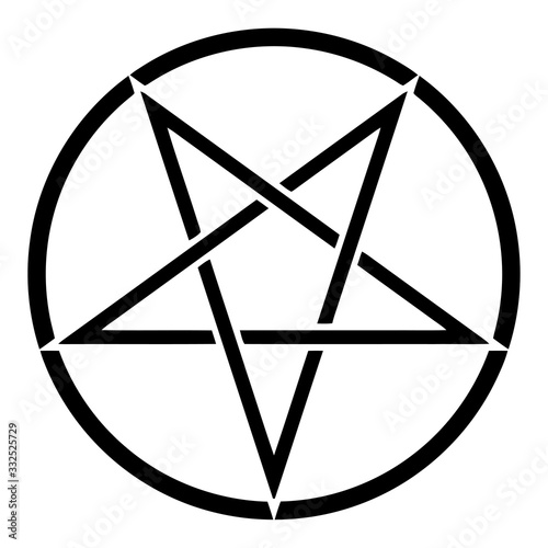 Satanic Pentagram Clipart