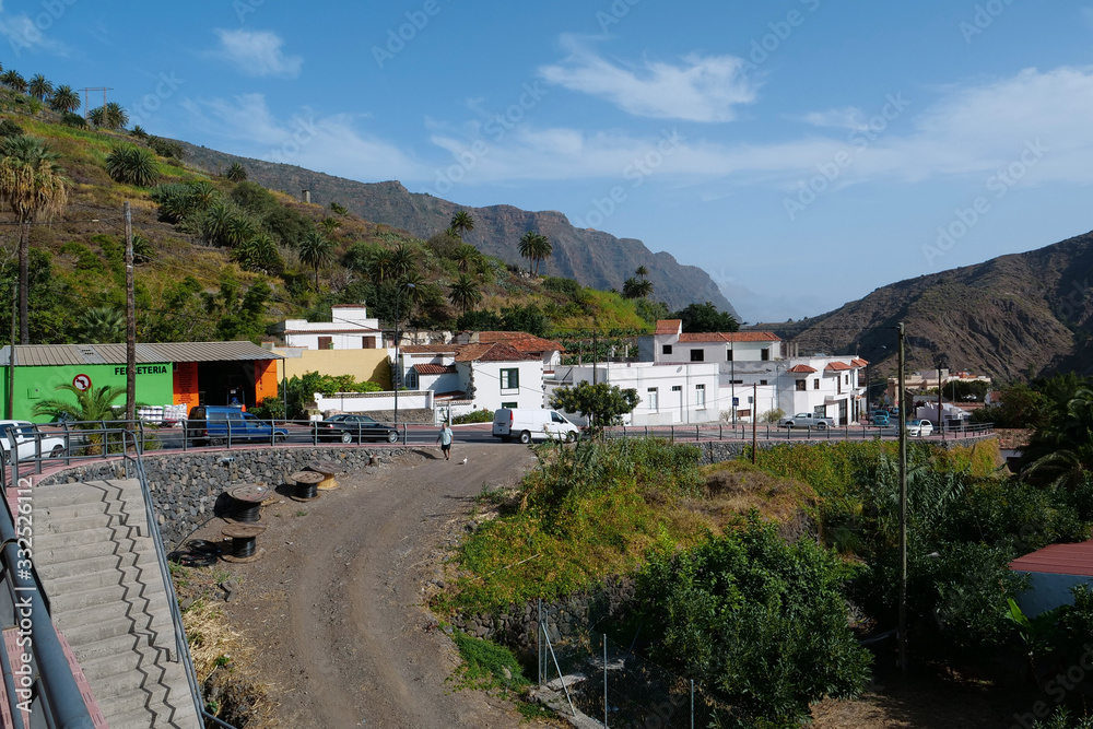 Village on La Gomera island, Canary Islands, Spain