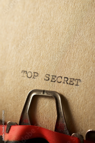 Top Secret concept