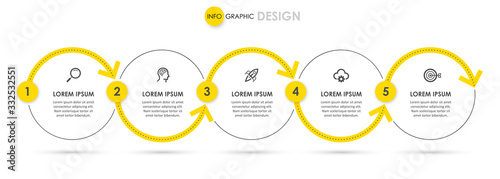 Vector infographic template