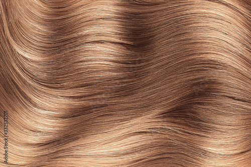Brown shiny hair abstract background texture photo