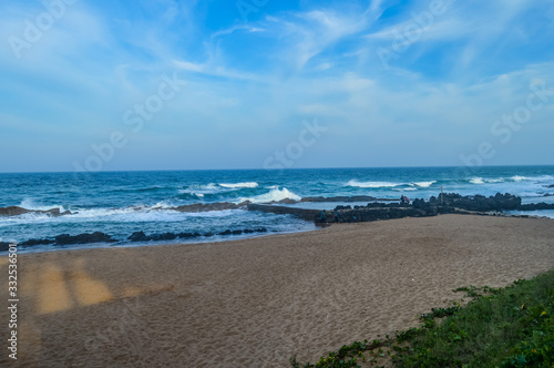 Pristine and natural Salt rock tidal pool in Dolphin coast Ballito Kwazulu Natal South Africa