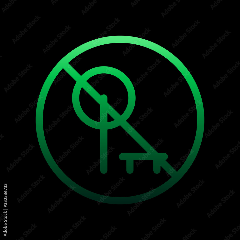 prohibition to walk nolan icon. Simple thin line, outline vector of Ban icons for ui and ux, website or mobile application prohibition to walk nolan icon. Simple thin line, outline vector of Ban icons for ui and ux, website or mobile application