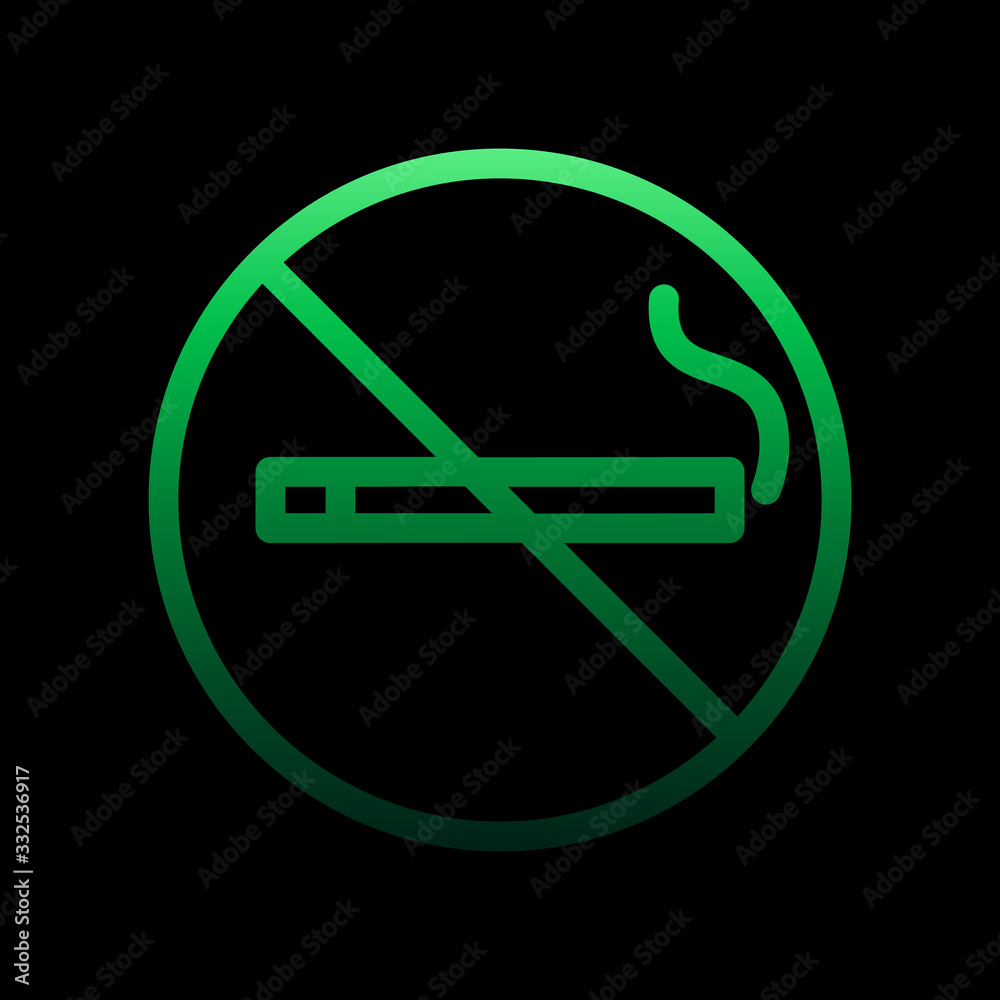 ban on smoking nolan icon. Simple thin line, outline vector of Ban icons for ui and ux, website or mobile application ban on smoking nolan icon. Simple thin line, outline vector of Ban icons for ui and ux, website or mobile application