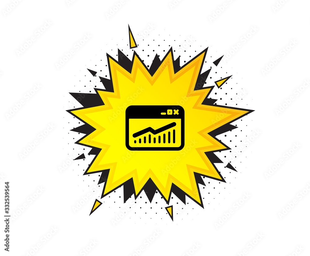 Website Traffic icon. Quote speech bubble. Report chart or Sales growth sign. Analysis and Statistics data symbol. Quotation marks. Classic website Statistics icon. Vector Website Traffic icon. Quote speech bubble. Report chart or Sales growth sign. Analysis and Statistics data symbol. Quotation marks. Classic website Statistics icon. Vector