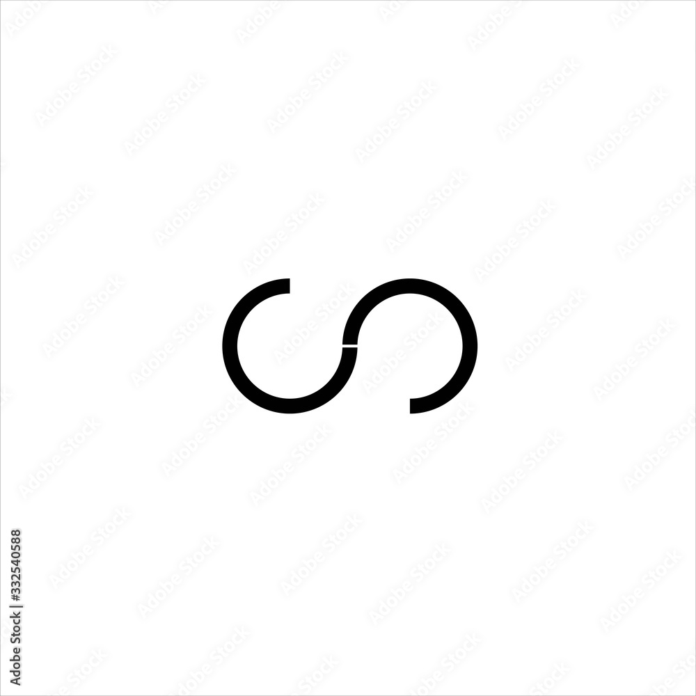 letter s logo designs  Vector Image ,letter s circle logo icon 