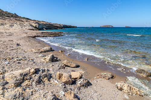 Rocks and sand in Pachena beach