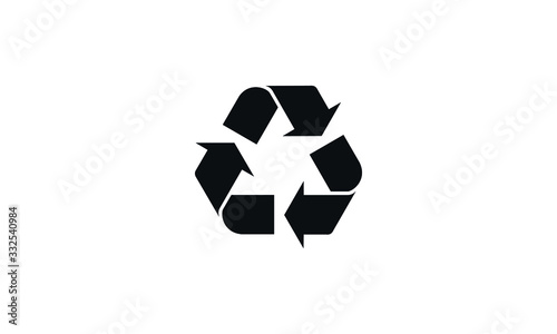 recycle icon in trendy flat style 