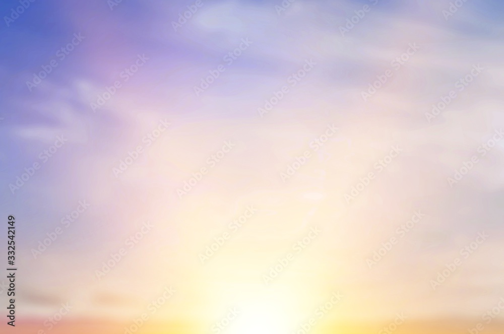 Obraz premium Beautiful colored cloudy sky background