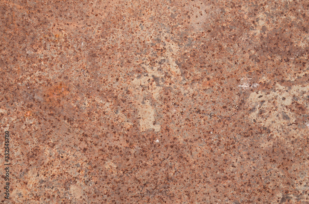 Cement on rusty metal for background Cement on rusty metal for background