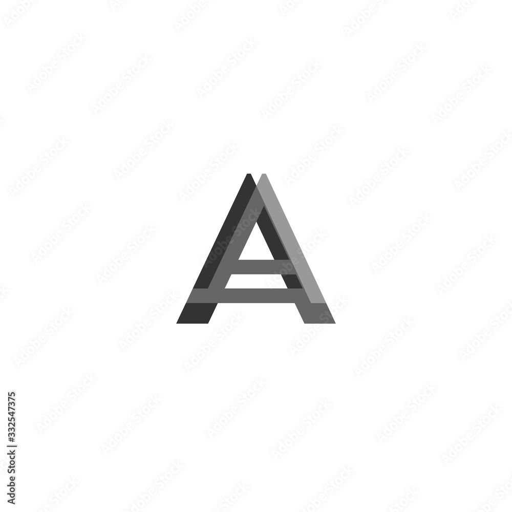Abstract, modern letter decorative font with gradient and solid. Decorative monogram alphabet Abstract, modern letter decorative font with gradient and solid. Decorative monogram alphabet