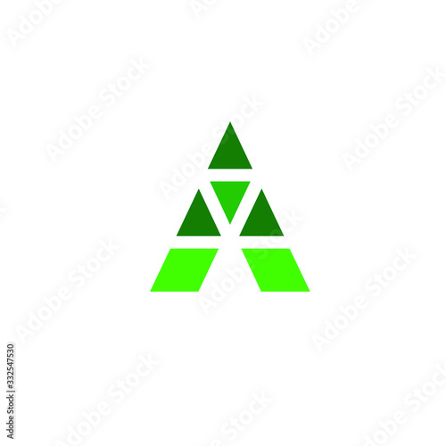 Abstract, modern letter decorative font with gradient and solid. Decorative monogram alphabet