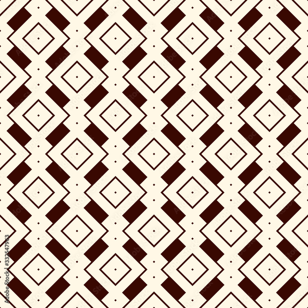 Ethnic, tribal seamless surface pattern. Repeated diamonds and rhombuses motif. Folk background. Folkloric wallpaper. Geometric ornament. Geo digital paper, textile print. Vector art Ethnic, tribal seamless surface pattern. Repeated diamonds and rhombuses motif. Folk background. Folkloric wallpaper. Geometric ornament. Geo digital paper, textile print. Vector art