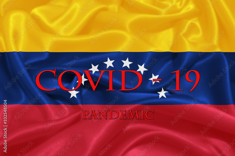 Coronavirus epidemic, word COVID-19. COVID-19 infection concept. Venezuela Coronavirus epidemic, word COVID-19. COVID-19 infection concept. Venezuela