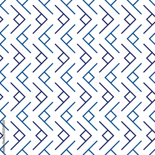 Ethnic, tribal seamless surface pattern. Repeated symbols background. Minimalist ornament. Geometric figures motif. Geo abstract wallpaper. Digital paper, textile print. Vector art / illustration