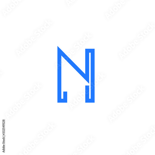 Abstract, modern letter decorative font with gradient and solid. Decorative monogram alphabet
