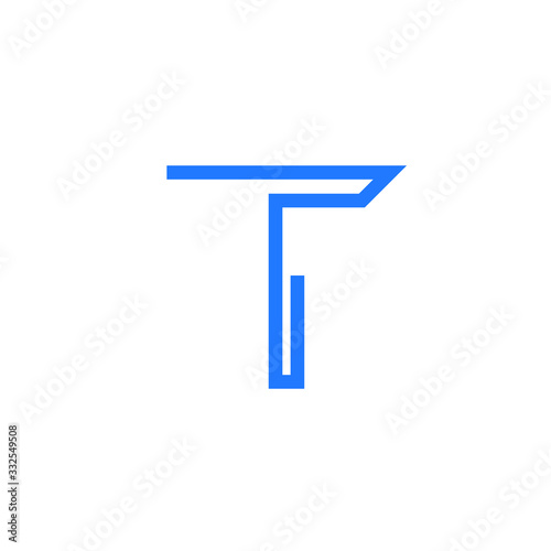 Abstract, modern letter decorative font with gradient and solid. Decorative monogram alphabet